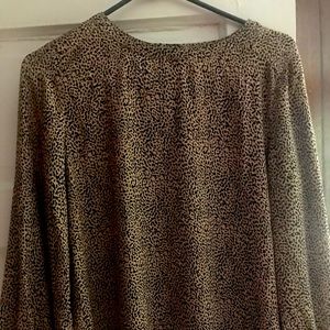 Loft leopard blouse